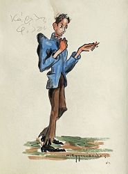 Nikos Engonopoulos / A Three Penny Opera by Brecht 1962